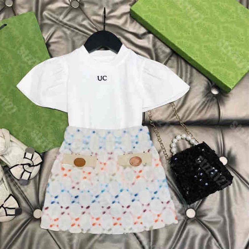 Fashion girls skirt shirt set rainbow cotton t-shirt two piece suit g cci brand logo children Puff Sleeve dress shirts boys short3239, 39
Fashion girls skirt shirt set rainbow cotton t-shirt two piece suit g cci brand logo children Puff Sleeve dress shirts boys short3239, 39