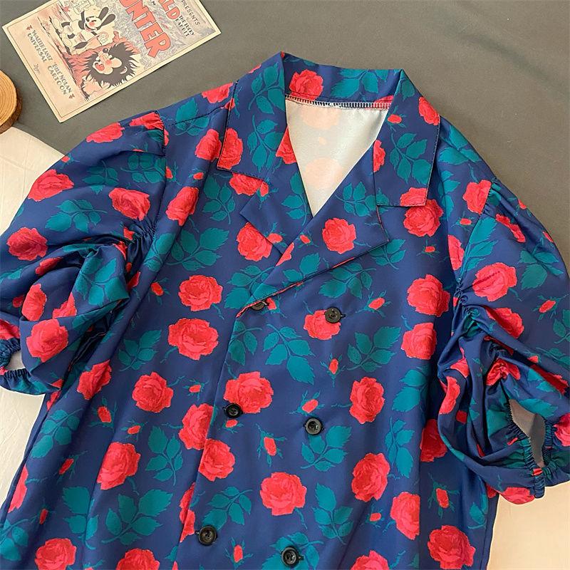 Women's Blouses & Shirts Floral Print Notched Loose Streetwear Casual Women Harajuku Shirt Summer Plus Size Korean Fashion Top Camisas Mujer, Solid white t shirt
Women's Blouses & Shirts Floral Print Notched Loose Streetwear Casual Women Harajuku Shirt Summer Plus Size Korean Fashion Top Camisas Mujer, Solid white t shirt
