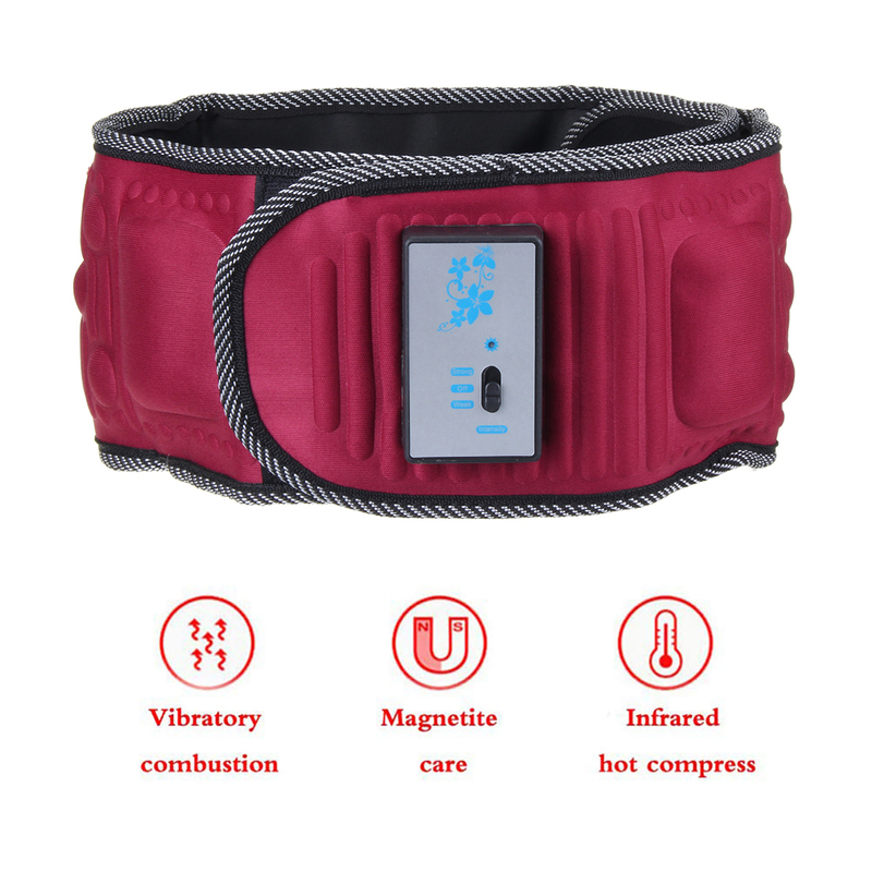 Electric Body Vibrating Slimming Belt Heat Function Massage Full Body Massager Weight Loss Rejection Fat Burning Machine 220408, Red
Electric Body Vibrating Slimming Belt Heat Function Massage Full Body Massager Weight Loss Rejection Fat Burning Machine 220408, Red