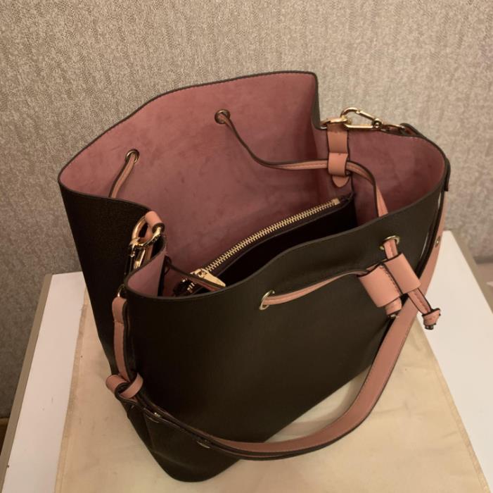 Shoulder luxurys designers bags Bucket Handbags flower Purses Women Tote Brand Letter Genuine Leather Shoulder Purse Crossbody bag