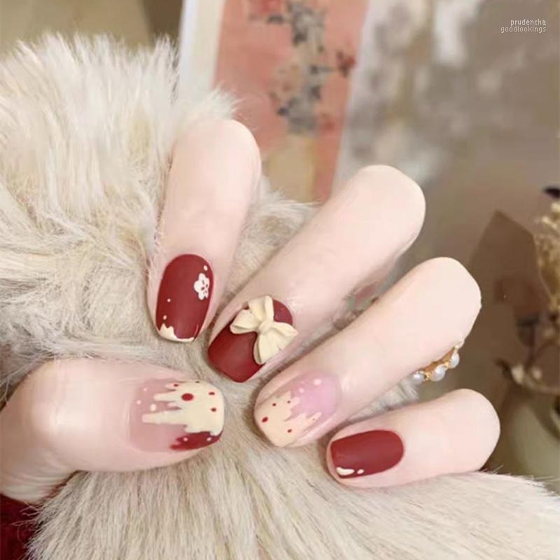 False Nails 24Pcs Cow Designs Detachable Manicure Ballerina Full Cover Butterfly Nail Patch Beauty Tool Prud22
False Nails 24Pcs Cow Designs Detachable Manicure Ballerina Full Cover Butterfly Nail Patch Beauty Tool Prud22