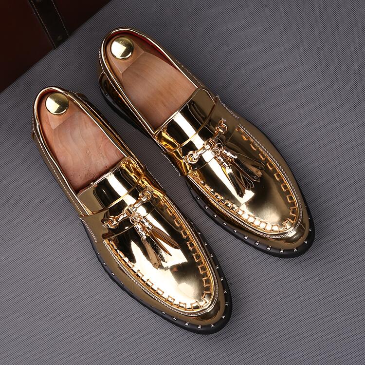 Designer-Luxury Patent Leather Shoes Men Tassel Penny Loafers Black Casual Shoes Fashion Man Moccasin wedding Party Shoe S217, Red
Designer-Luxury Patent Leather Shoes Men Tassel Penny Loafers Black Casual Shoes Fashion Man Moccasin wedding Party Shoe S217, Red