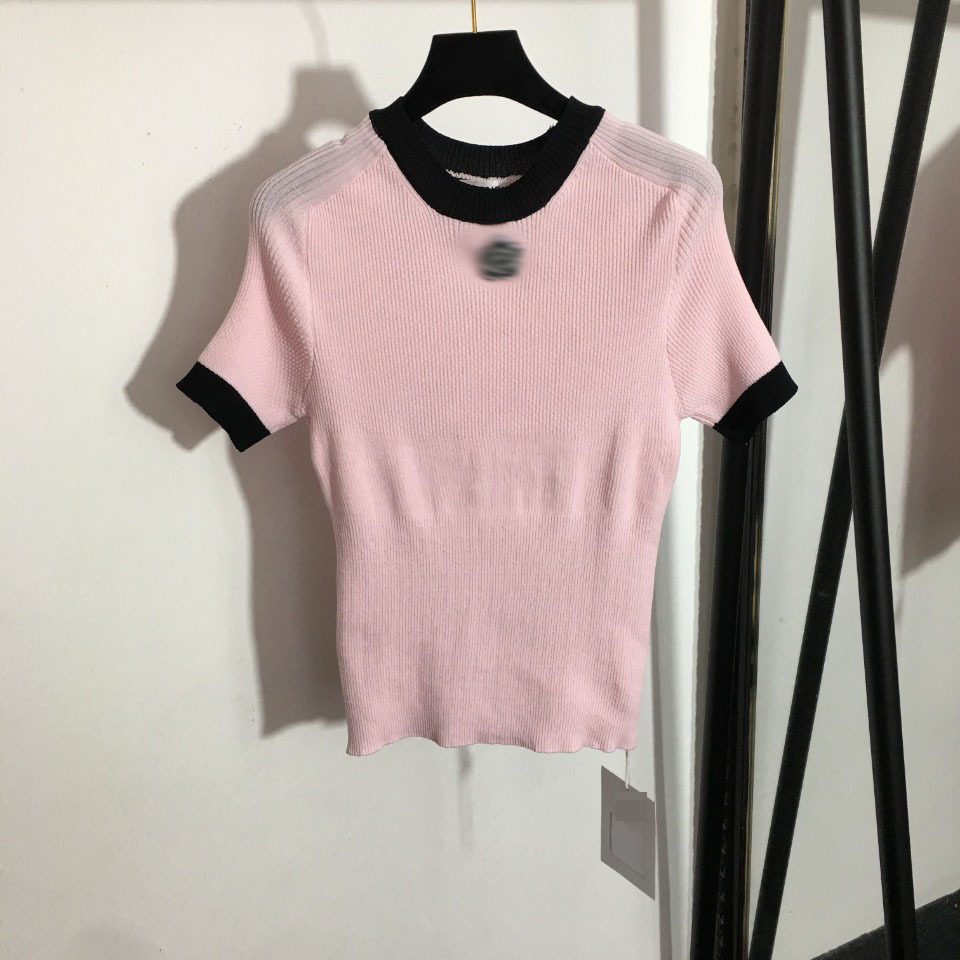 301 2022 Spring Autumn Brand SAme Style Sweater Short Sleeve White Black Crew Neck Pullover Fashion Womens Clothes High Quality Womens weini
301 2022 Spring Autumn Brand SAme Style Sweater Short Sleeve White Black Crew Neck Pullover Fashion Womens Clothes High Quality Womens weini