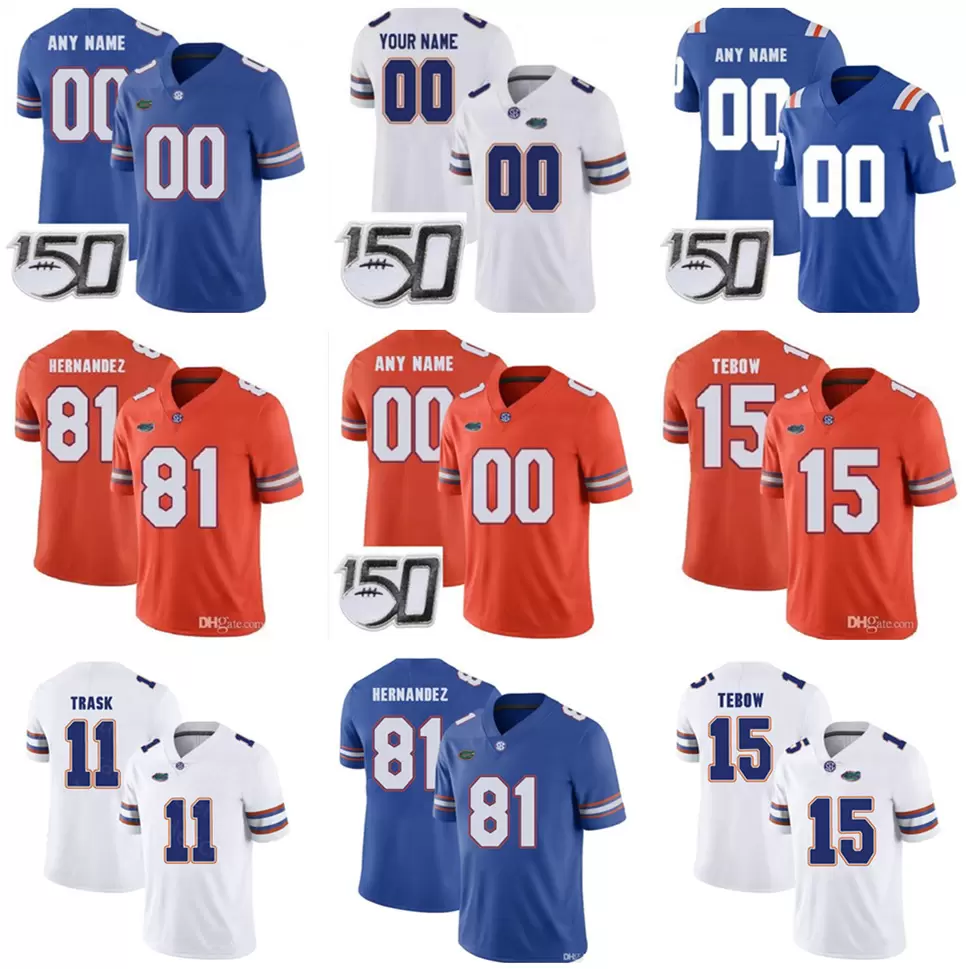 FLORIDA Football 15 Tim Tebow 12 Van Jefferson 13 Feleipe Franks 27 Dameon Pierce 84 Kyle Pitts Jerseys, Colour 1
FLORIDA Football 15 Tim Tebow 12 Van Jefferson 13 Feleipe Franks 27 Dameon Pierce 84 Kyle Pitts Jerseys, Colour 1