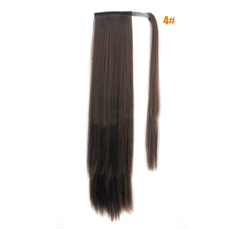 Synthetic Hair Wig European and American Long Straight Women's Ponytail