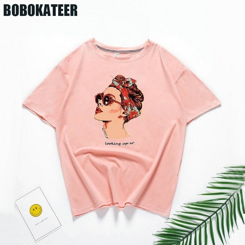 BOBOKATEER Harajuku White T shirt Women Tshirt Cotton Vintage Plus Size Pink Female TShirt Women Tops Haut Tee Shirt Femme Y200109, Brown
BOBOKATEER Harajuku White T shirt Women Tshirt Cotton Vintage Plus Size Pink Female TShirt Women Tops Haut Tee Shirt Femme Y200109, Brown