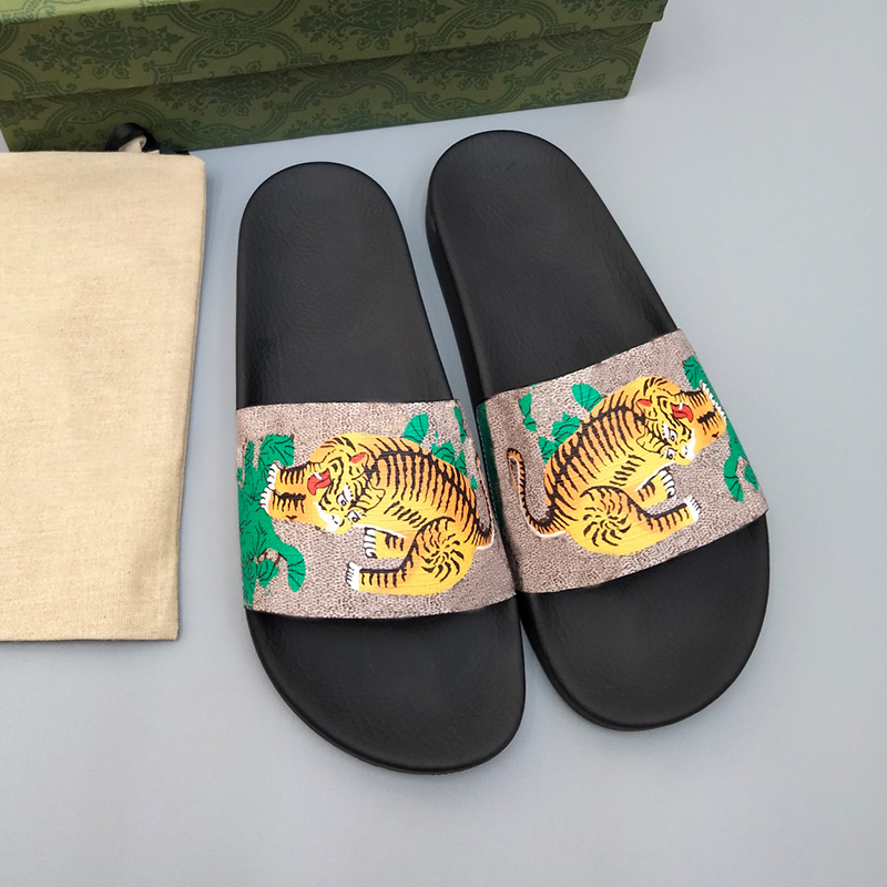 Men Women Summer Slides Slippers Luxury Designer Sliders Tiger Flower Prints Flat Beach Flip Flops Size 35-46, 7#
Men Women Summer Slides Slippers Luxury Designer Sliders Tiger Flower Prints Flat Beach Flip Flops Size 35-46, 7#