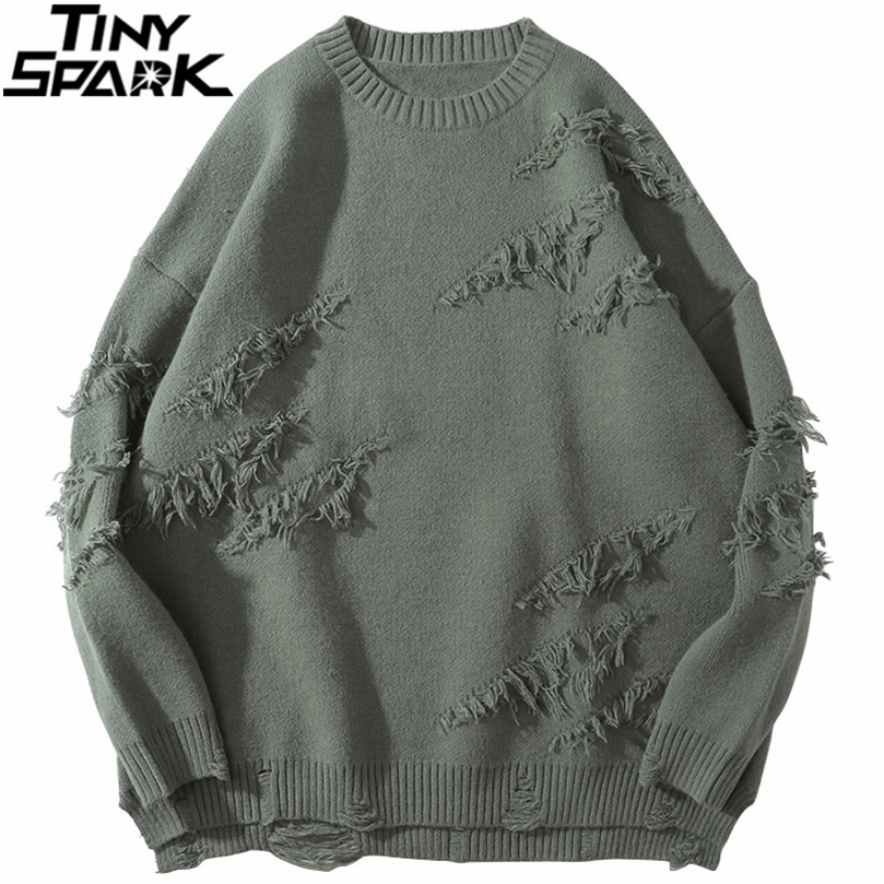 Hip Hop Streetwear Knitted Sweater Men Vintage Retro Plain Ripped Sweater Pullover Cotton Harajuku Casual Loose Sweater 201203, A1466013 green
Hip Hop Streetwear Knitted Sweater Men Vintage Retro Plain Ripped Sweater Pullover Cotton Harajuku Casual Loose Sweater 201203, A1466013 green