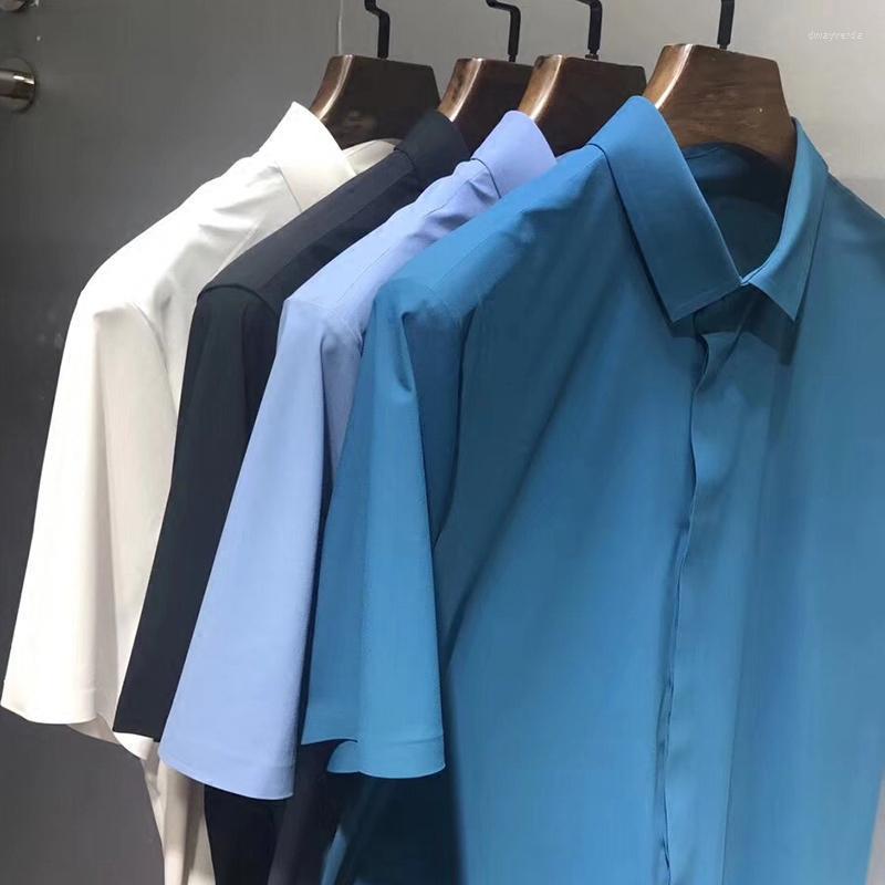 Men's Dress Shirts Men Short-sleeved Shirt Spring And Summer Silky Thin Solid Casual Business Male ShirtMen's Dway22, As pic
Men's Dress Shirts Men Short-sleeved Shirt Spring And Summer Silky Thin Solid Casual Business Male ShirtMen's Dway22, As pic