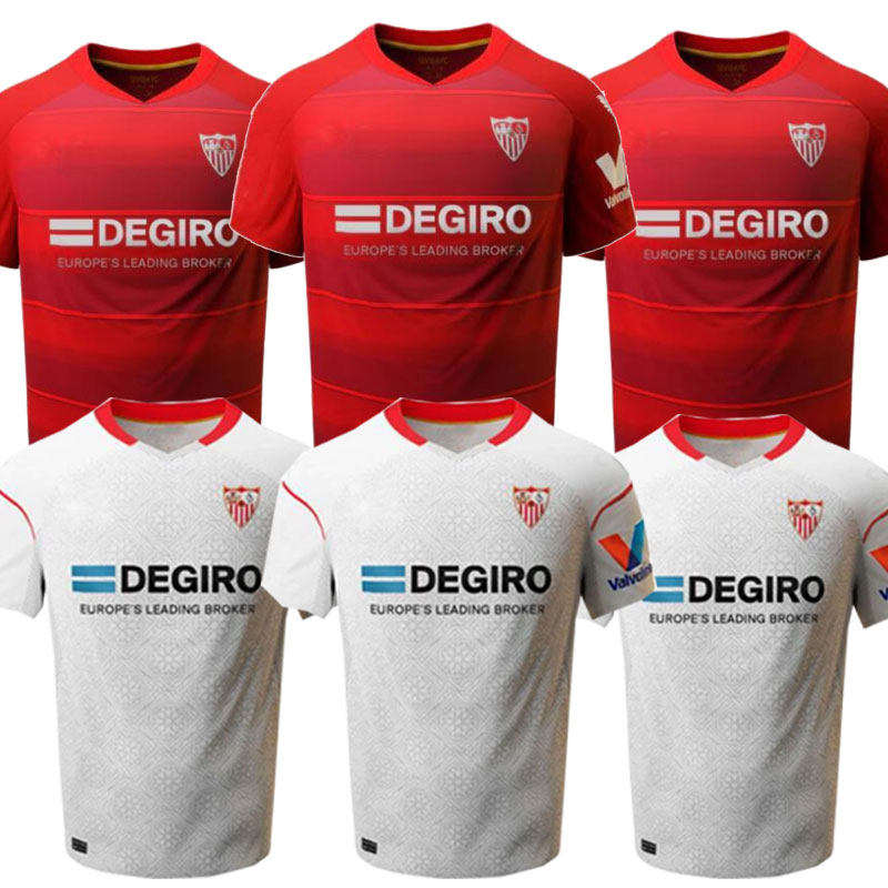 22 23 Sevillas FC RAKITIC L.OCAMPOS Soccer Jerseys 2022 2023 I.RAKITIC NAVAS DE JONG EL HADDADI REGUILON GOMEZ LAMELA Football Shirt Men kids camisetas futbol