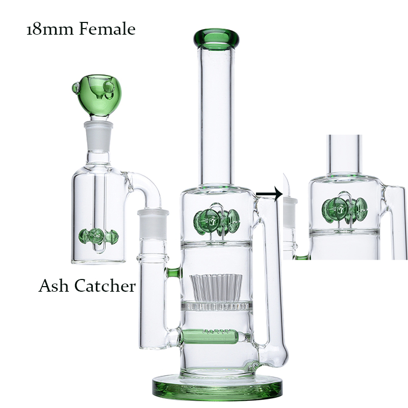 Green White Sprinkler Hookahs Mushroom Cross Percolator Perc Dab Oil Rigs 5mm Thick Big Bongs 18mm Female Joint Come With Bowl And Ash Catcher WP2233
Green White Sprinkler Hookahs Mushroom Cross Percolator Perc Dab Oil Rigs 5mm Thick Big Bongs 18mm Female Joint Come With Bowl And Ash Catcher WP2233