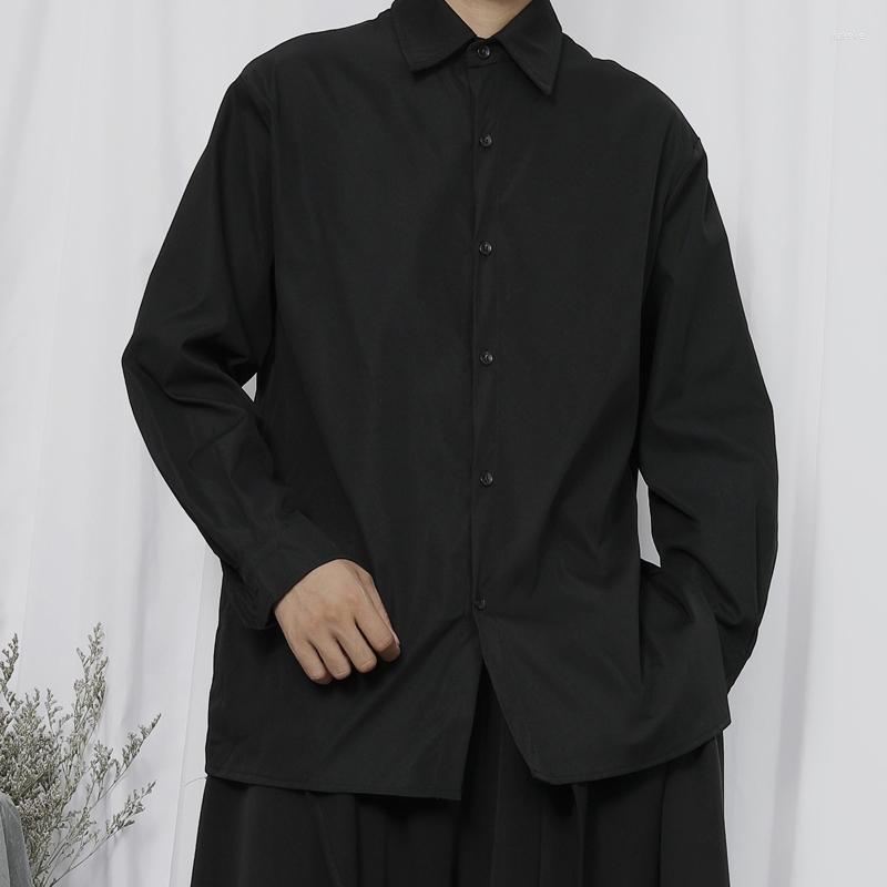 Men' Casual Shirts Long Sleeve Shirt Spring And Autumn Dark Hip Hop Street Punk Back Button Design Loose Large Size, Black
Men' Casual Shirts Long Sleeve Shirt Spring And Autumn Dark Hip Hop Street Punk Back Button Design Loose Large Size, Black