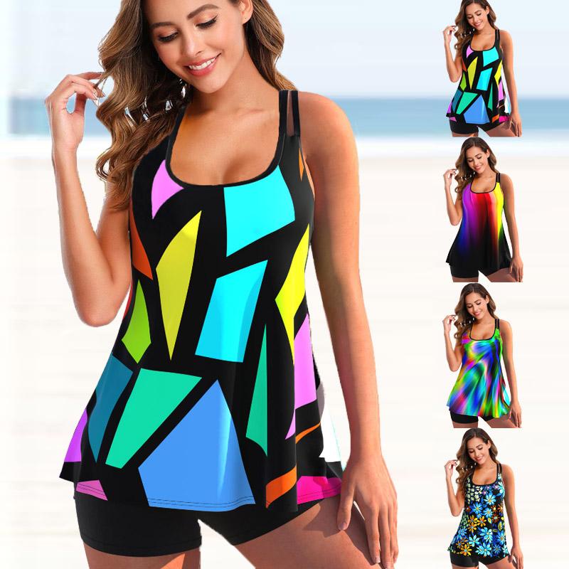 Women's Swimwear Women Floral Print Tankini Sets Sexy Tank Top Swimsuit Two Pieces Bikini 2022 Plus Size Beach Bathing Suits, Blue
Women's Swimwear Women Floral Print Tankini Sets Sexy Tank Top Swimsuit Two Pieces Bikini 2022 Plus Size Beach Bathing Suits, Blue