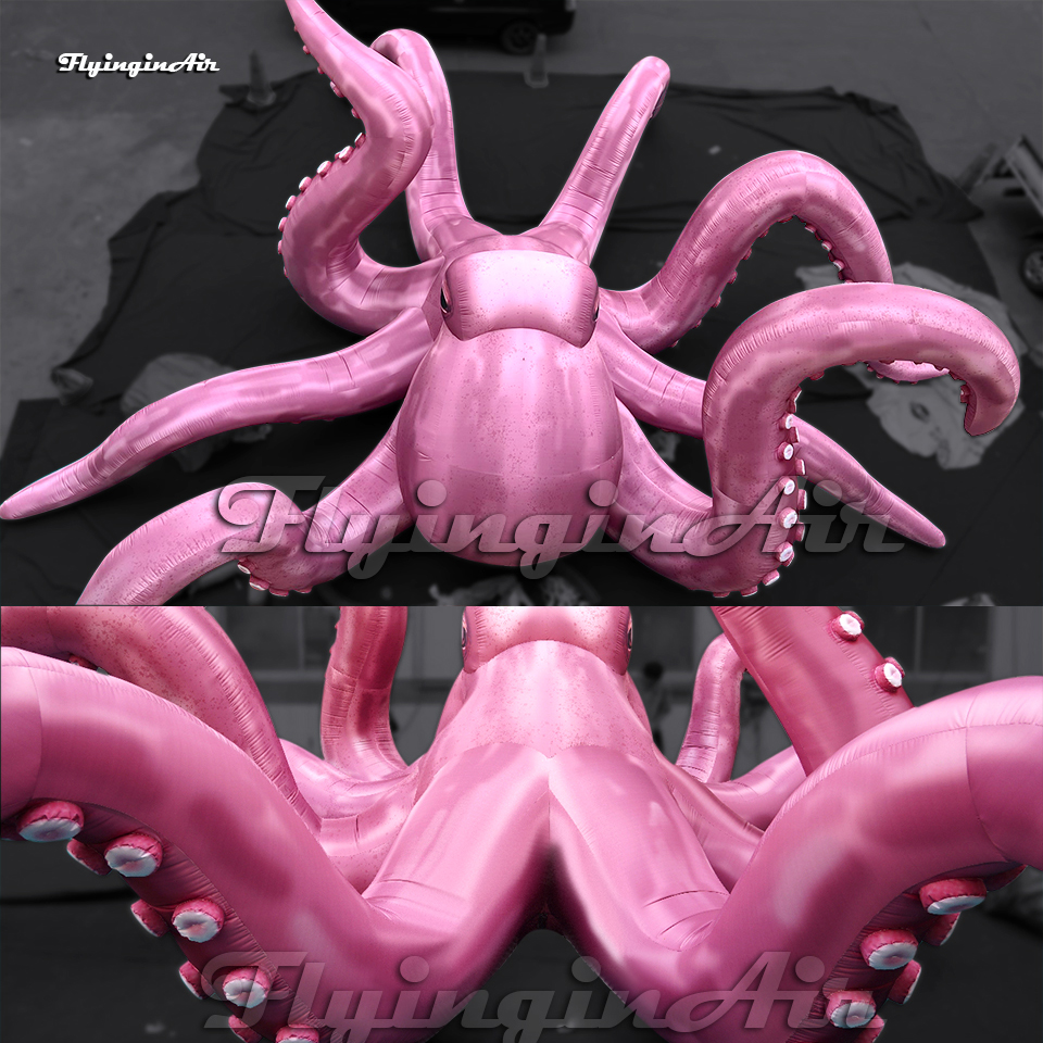 Customized Real Giant Inflatable Octopus 3m Sea Animal Model Blow Up Octopus With Eight Sucker-bearing Legs For Carnival Party Decoration