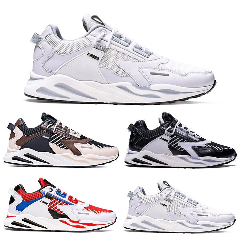 men Women running shoes fashion trainer triple black white red navy university blue mens sports Outdoor sneakers Trainers Size 36-45
