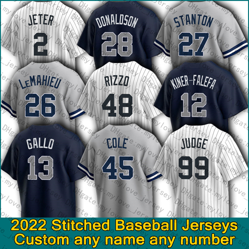 Yankees Derek Jeter Aaron Judge Anthony Rizzo Giancarlo Stanton Gerrit Cole DJ LeMahieu Josh Donaldson Gleyber Torres New Baseabll Jersey York Mariano Rivera, Man custom jersey (yj)
Yankees Derek Jeter Aaron Judge Anthony Rizzo Giancarlo Stanton Gerrit Cole DJ LeMahieu Josh Donaldson Gleyber Torres New Baseabll Jersey York Mariano Rivera, Man custom jersey (yj)