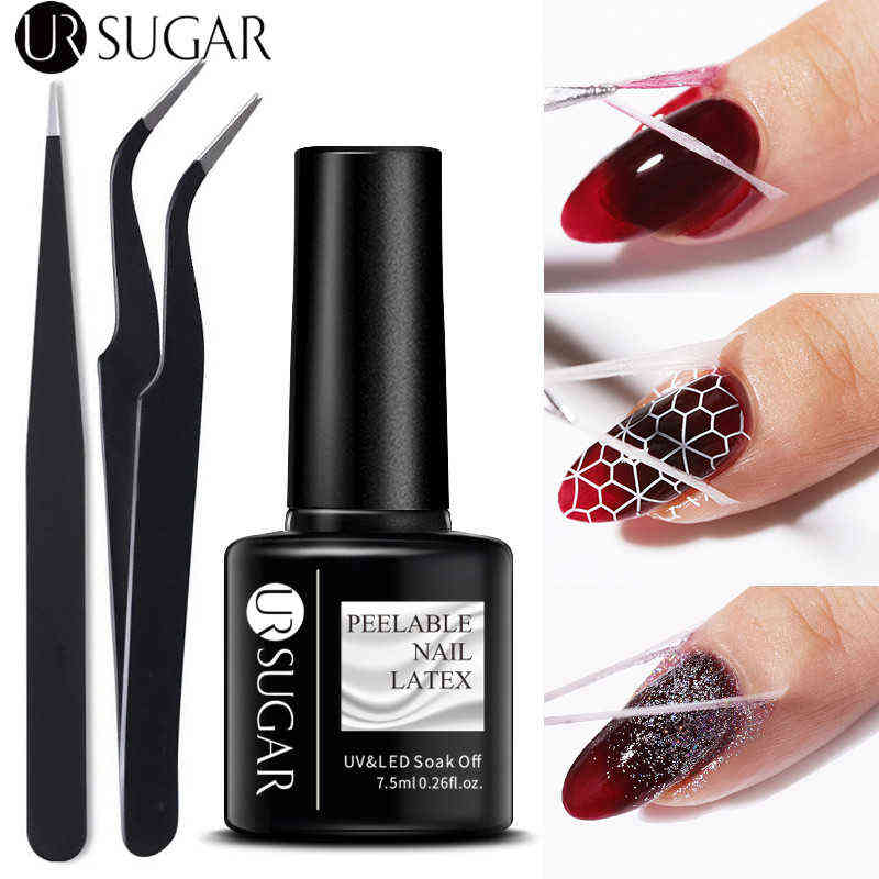 NXY Nail Gel Polish Liquid Peel Off Tape Protect Varnish Anti Spill Latex Fast Dry Skin Care Art Tweezer Protector 0328