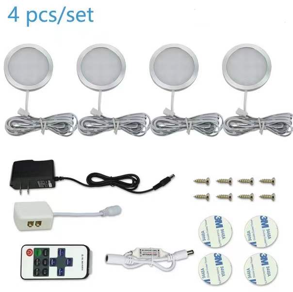 3/4/6/8PCs/set 12V Under Cabinet Light Wireless Downlight Spotlights Kitchen Cabinets Cupboard Light Stair Lights LED Lighting
3/4/6/8PCs/set 12V Under Cabinet Light Wireless Downlight Spotlights Kitchen Cabinets Cupboard Light Stair Lights LED Lighting