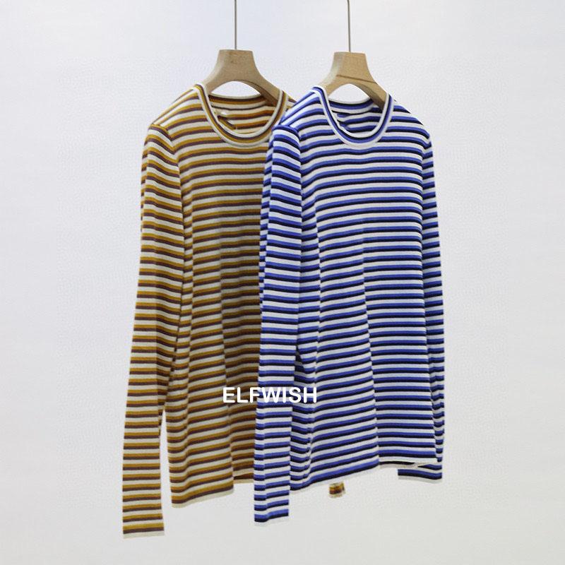 Women' T-Shirt Woman Fashion Long Sleeved Striped Cotton Linen Knitted Round Neck Tops Tees High QualityWomen, Brown yellow
Women' T-Shirt Woman Fashion Long Sleeved Striped Cotton Linen Knitted Round Neck Tops Tees High QualityWomen, Brown yellow