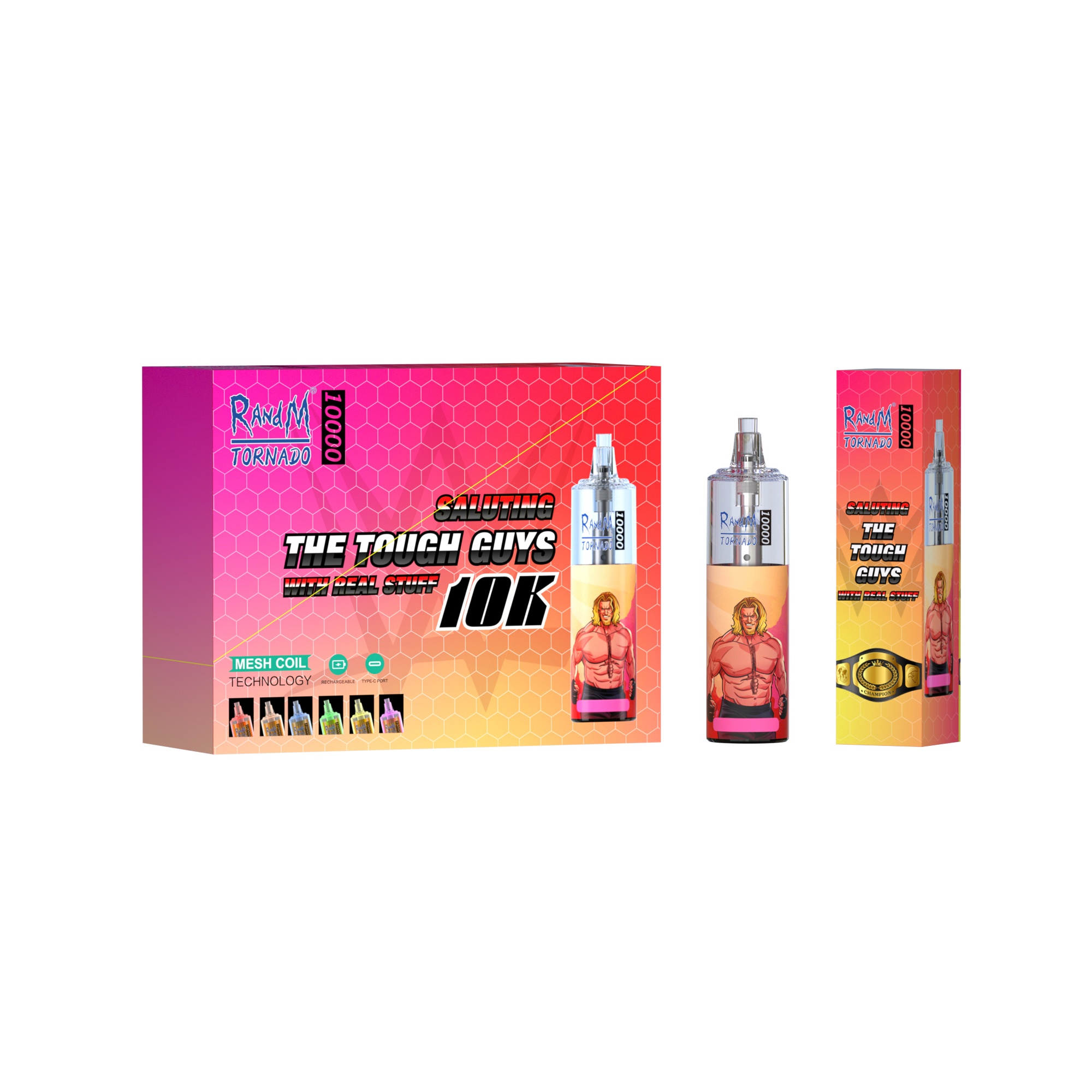 RandM Tornado 10000 Disposable E Cigarettes Airflow Control Device 6 Colors RGB Light 0% 2% 3% 5% Optional 10K Puffs Vape Pen 24 Flavors
RandM Tornado 10000 Disposable E Cigarettes Airflow Control Device 6 Colors RGB Light 0% 2% 3% 5% Optional 10K Puffs Vape Pen 24 Flavors