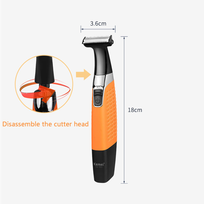 Kemei Men's Shaver Hair clipper Electric shaver for men Shaving machine Trimmer for men Beard Razor Nose and ear trimmer 220322