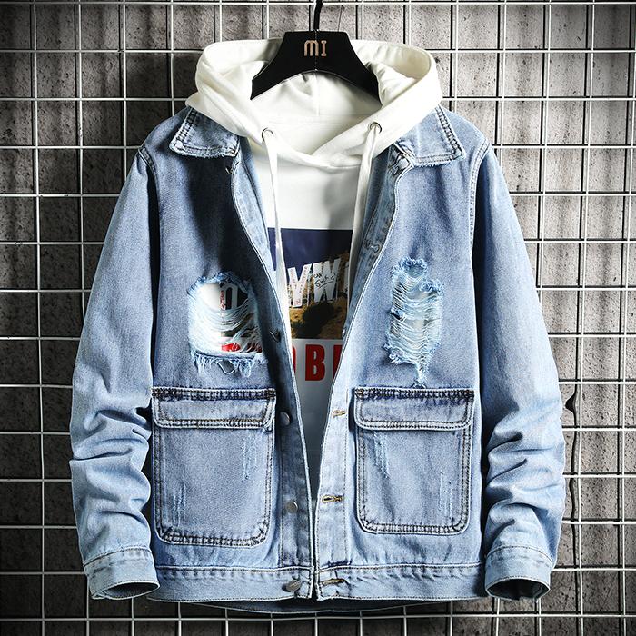 Men's Jackets 2022 Spring And Autumn Fashion Washed Denim Jacket Casual Coat Men, Black;brown
Men's Jackets 2022 Spring And Autumn Fashion Washed Denim Jacket Casual Coat Men, Black;brown