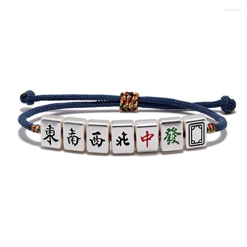 Charm Bracelets Chinese Mahjong Bracelet Adjustable Trendy Milan Rope Braclet Men Women Alloy Braslet Accessories Jewelry Gift For Friend Ro
Charm Bracelets Chinese Mahjong Bracelet Adjustable Trendy Milan Rope Braclet Men Women Alloy Braslet Accessories Jewelry Gift For Friend Ro