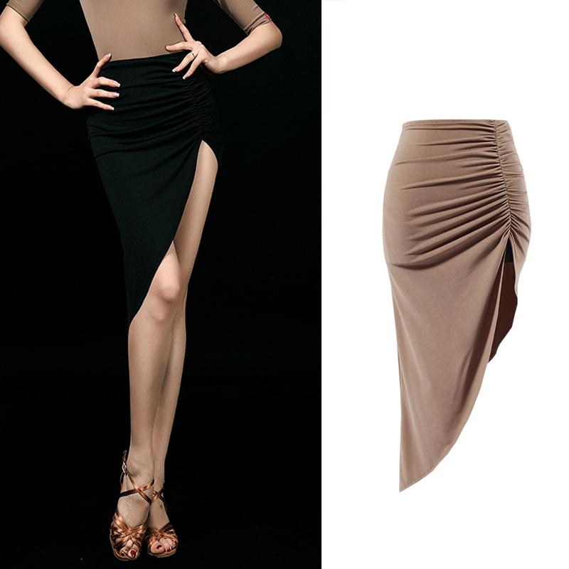 Stage Wear Sexy Latin Dance Skirt Women Irregular Skirts Practice Costumes XS1026Stage, Black 
Stage Wear Sexy Latin Dance Skirt Women Irregular Skirts Practice Costumes XS1026Stage, Black