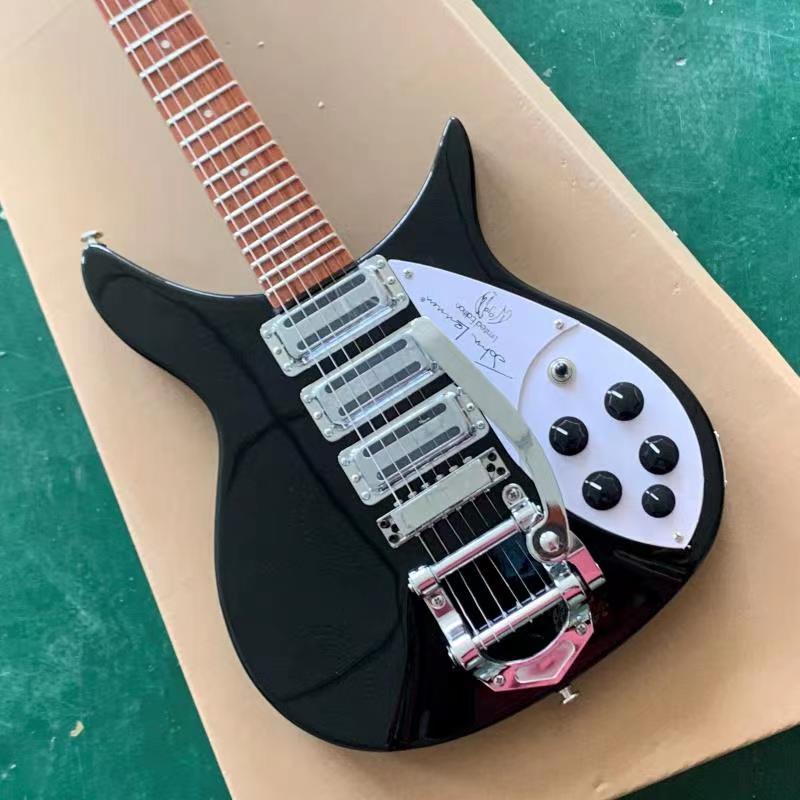 In stock-21F Short Scale Rickenback Beisi 6-string guitar, modern bass electric guitar with tremolo system, Three Pick up
In stock-21F Short Scale Rickenback Beisi 6-string guitar, modern bass electric guitar with tremolo system, Three Pick up