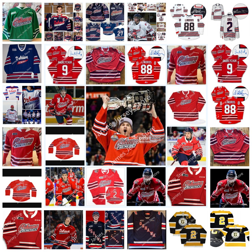 Custom OHL Oshawa Generals Stitched Hockey Jersey 91 John Tavares 9 Bruce Melanson 9 Dave Andreychuk 18 David Bauer 10 Alex Delvecchio 27 Harry Sinden 88 Eric Lindros
Custom OHL Oshawa Generals Stitched Hockey Jersey 91 John Tavares 9 Bruce Melanson 9 Dave Andreychuk 18 David Bauer 10 Alex Delvecchio 27 Harry Sinden 88 Eric Lindros