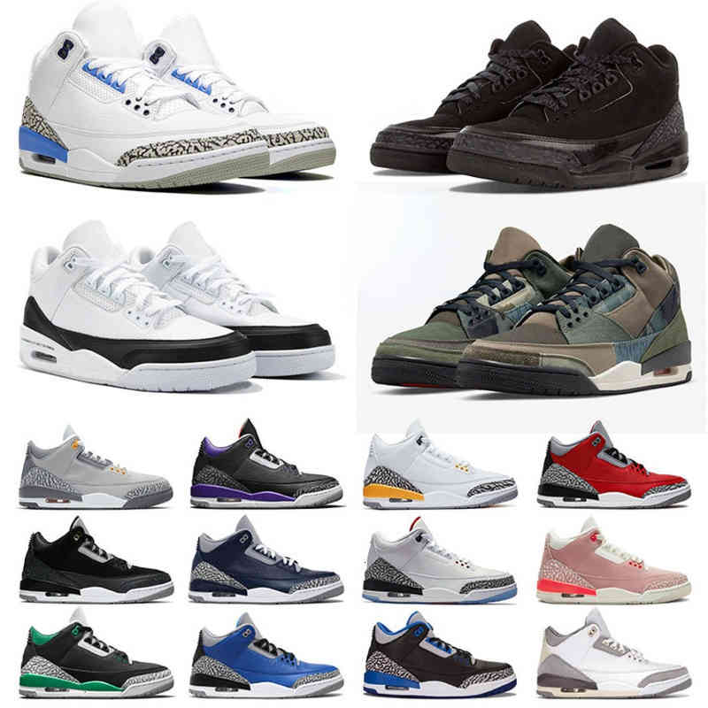 Jordons Jumpman 3 3s Basketball Shoes for Men Women Trainers the Gift Patchwork Georgetown New Black Cat Racer Blue Designer Sneakers Unc, # racer blue 40-47
Jordons Jumpman 3 3s Basketball Shoes for Men Women Trainers the Gift Patchwork Georgetown New Black Cat Racer Blue Designer Sneakers Unc, # racer blue 40-47