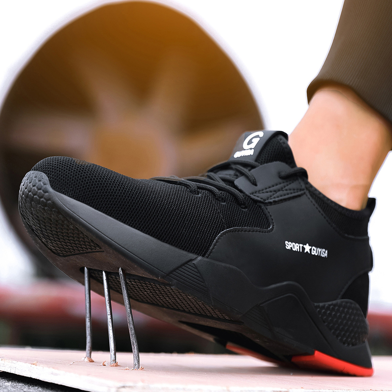 safety shoe boots men work safety shoes steal toe sneaker large size 48 sports, Black
safety shoe boots men work safety shoes steal toe sneaker large size 48 sports, Black
