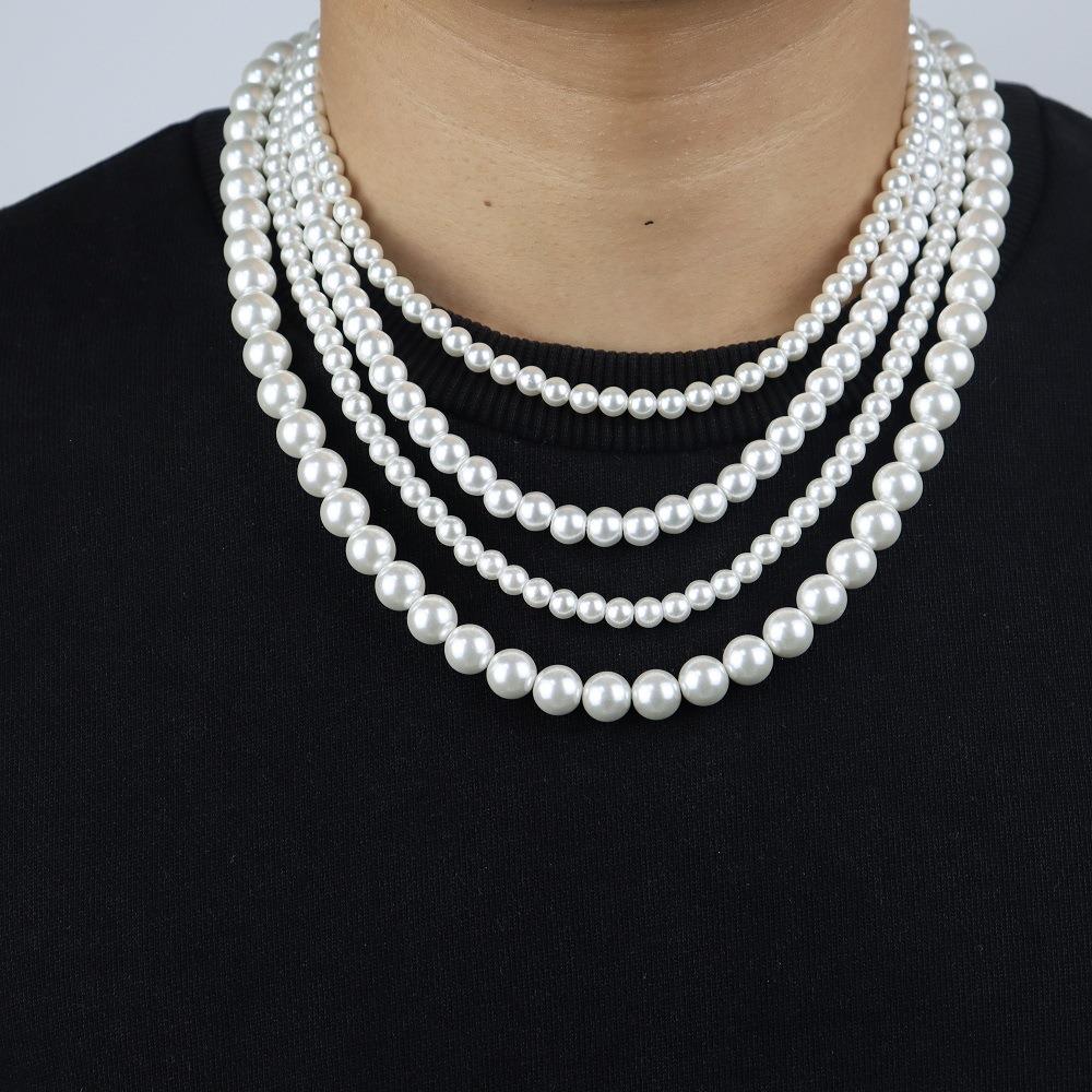 Trendy Imitation Pearl Necklace Men Temperament Simple Handmade Strand Bead For Women Jewelry
Trendy Imitation Pearl Necklace Men Temperament Simple Handmade Strand Bead For Women Jewelry