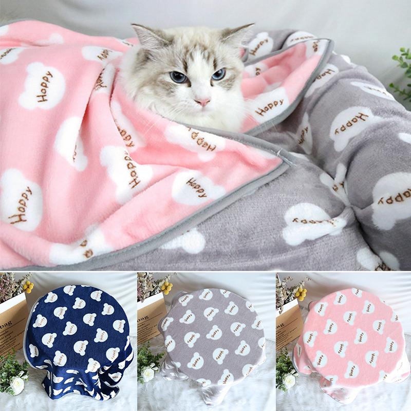 Blankets Pet Blanket Cute Cat Throw Cover Nest Soft Comfortable Fleece Household Portable Warm Dog Bed
Blankets Pet Blanket Cute Cat Throw Cover Nest Soft Comfortable Fleece Household Portable Warm Dog Bed