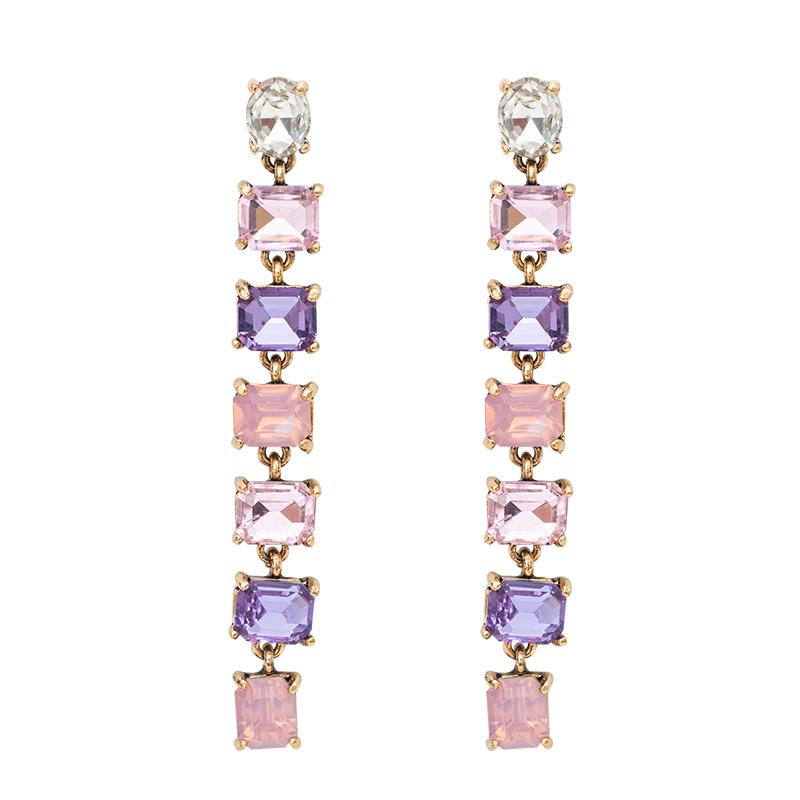 Dangle & Chandelier Fashion Handmade Crystal Rhinestone Earrings Women Long Chain Alloy Bohemia Luxurious Earring Girls Jewelry AccessoriesD
Dangle & Chandelier Fashion Handmade Crystal Rhinestone Earrings Women Long Chain Alloy Bohemia Luxurious Earring Girls Jewelry AccessoriesD