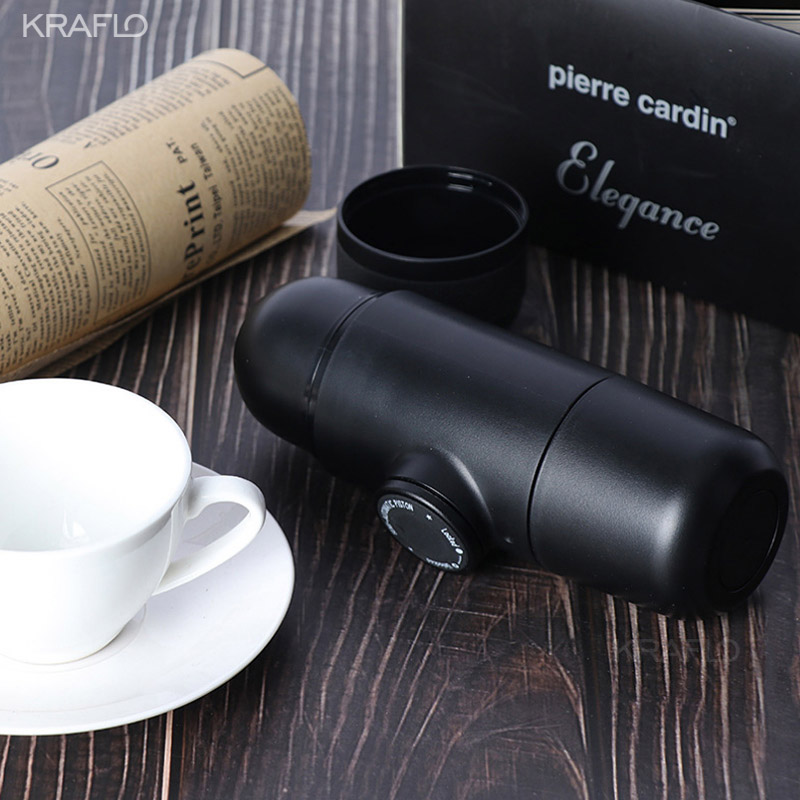 Factory direct sales coffee pot portable hand pressed coffee maker KRAFLO home Italian co-ffee machine