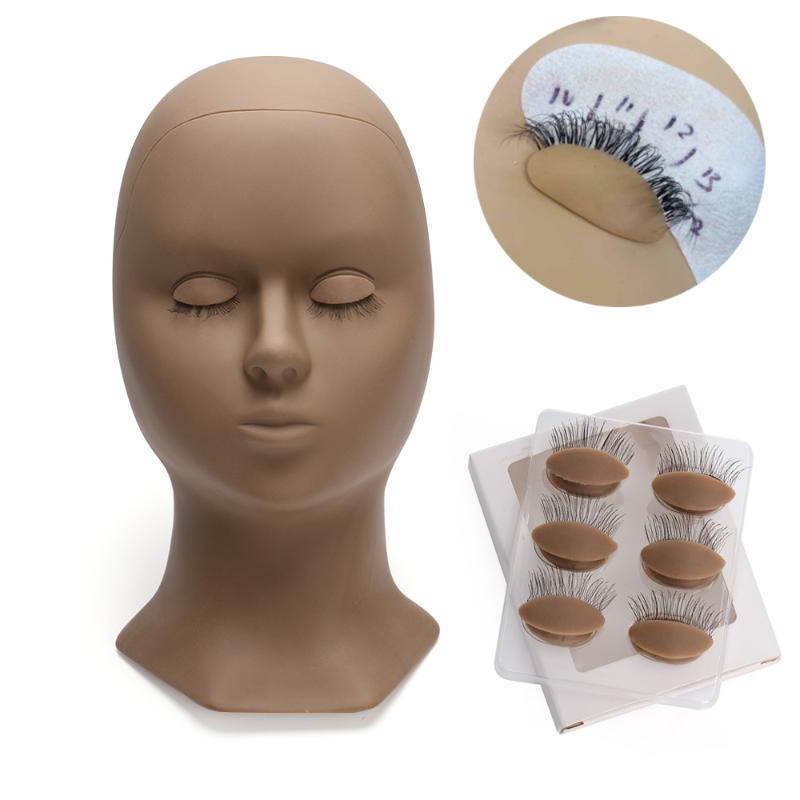 False Eyelashes 1Set Lifelike Real Skin Training Mannequin Head Lashes Extension With Removable Eyelids Soft-Touch Silicon Practice KitFalse
False Eyelashes 1Set Lifelike Real Skin Training Mannequin Head Lashes Extension With Removable Eyelids Soft-Touch Silicon Practice KitFalse