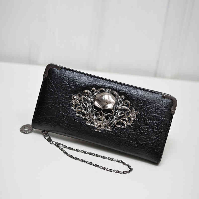 HBP Wallet Women's Long Personalized Wallet Punk Skull Rivet Handbag Wallet Trendy Bag 220815, Blue
HBP Wallet Women's Long Personalized Wallet Punk Skull Rivet Handbag Wallet Trendy Bag 220815, Blue