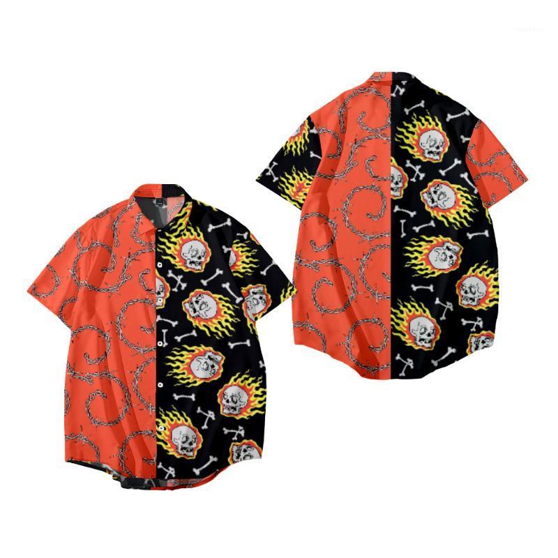 Men's Casual Shirts 3D Cool Skeleton Flame Short-sleeved T-Shirt Oversized Shirt 2022 Summer Women Top, Yz05273a01
Men's Casual Shirts 3D Cool Skeleton Flame Short-sleeved T-Shirt Oversized Shirt 2022 Summer Women Top, Yz05273a01