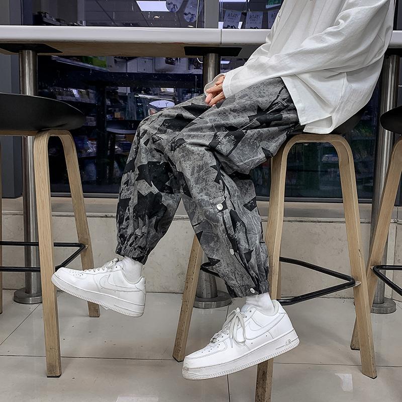 Men's Pants Camouflage Breasted Men's Loose-fitting Ins Casual 2022 Spring And Autumn Handsome Overalls MenMen's, Black
Men's Pants Camouflage Breasted Men's Loose-fitting Ins Casual 2022 Spring And Autumn Handsome Overalls MenMen's, Black