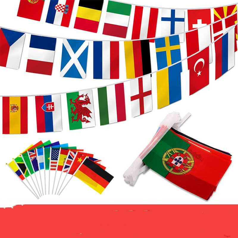 2022 Qatar World Cup soccer string flag 32 top hanging flag football bar messis fans supplies
2022 Qatar World Cup soccer string flag 32 top hanging flag football bar messis fans supplies