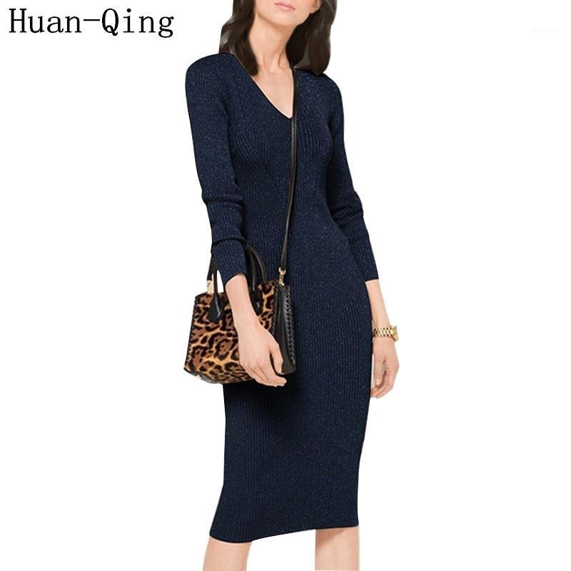 Casual Dresses Autumn Ladies Pencil Knitted Dress Runway Women Sexy V-Neck Long Sleeve Knitting Sweater Elegant Party Bodycon, Navy blue
Casual Dresses Autumn Ladies Pencil Knitted Dress Runway Women Sexy V-Neck Long Sleeve Knitting Sweater Elegant Party Bodycon, Navy blue