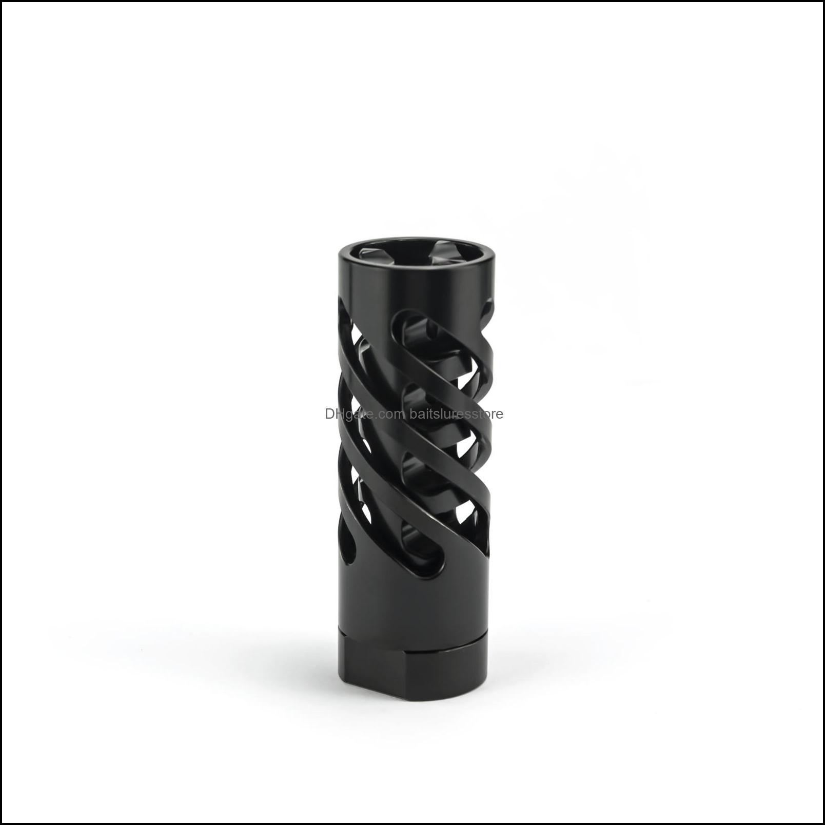 Tactical Accessories Hunting Sports Outdoors Spiral 3 In 1 Cnc Fl Stainless Steel Muzzle Brake 1/2-28Rh To 13 Dh4Wo
Tactical Accessories Hunting Sports Outdoors Spiral 3 In 1 Cnc Fl Stainless Steel Muzzle Brake 1/2-28Rh To 13 Dh4Wo