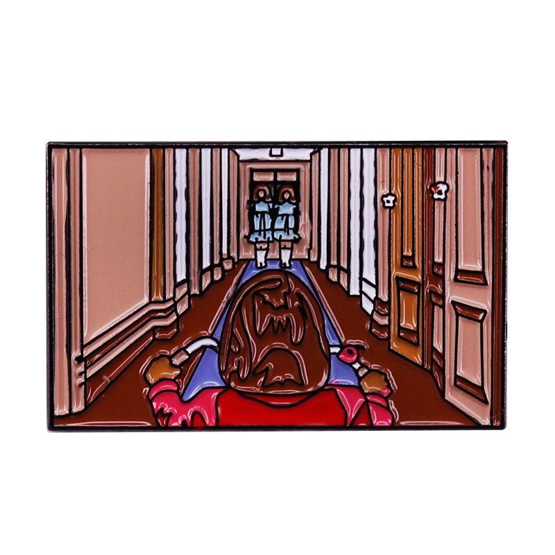 Overlook Hallway Horror Movie Enamel Brooch Pin Jacket Lapel Metal Pins Brooches Badges Exquisite Jewelry Accessories, As picture
Overlook Hallway Horror Movie Enamel Brooch Pin Jacket Lapel Metal Pins Brooches Badges Exquisite Jewelry Accessories, As picture