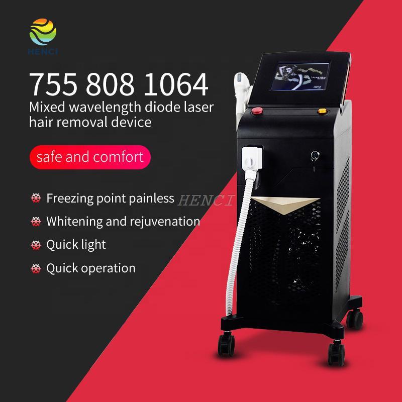 2022 808nm Permanent Equipment Laser 808 Diode Laser Hair Removal Machine