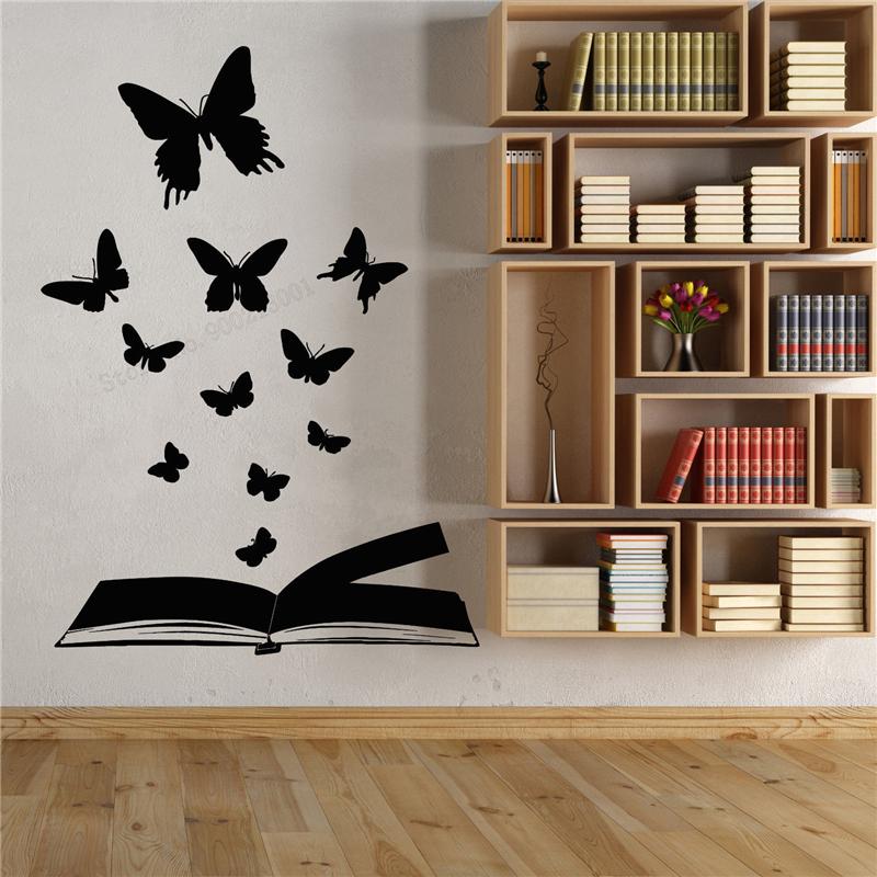 Wall Stickers Decoration Open Magical Butterfly Room Decorative Art Book Poster Library Decal Beauty Removeable Ornament LY312
Wall Stickers Decoration Open Magical Butterfly Room Decorative Art Book Poster Library Decal Beauty Removeable Ornament LY312