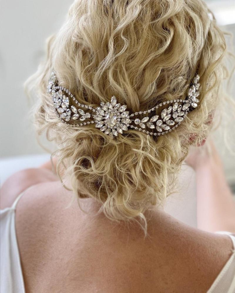 Headpieces Bride Headband Gold Silver Crystal Rhinestone Tiaras Headpiece Women Hair Comb Wedding Accessories
Headpieces Bride Headband Gold Silver Crystal Rhinestone Tiaras Headpiece Women Hair Comb Wedding Accessories