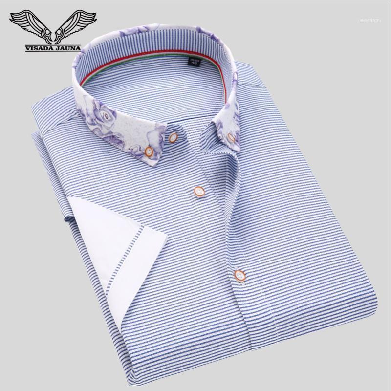 Wholesale- VISADA JAUNA 2022 Arrival Men Shirt Short Sleeve Cotton Printed Casual Brand Clothing Business Chemise Homme Plus Size N12191, 35
Wholesale- VISADA JAUNA 2022 Arrival Men Shirt Short Sleeve Cotton Printed Casual Brand Clothing Business Chemise Homme Plus Size N12191, 35