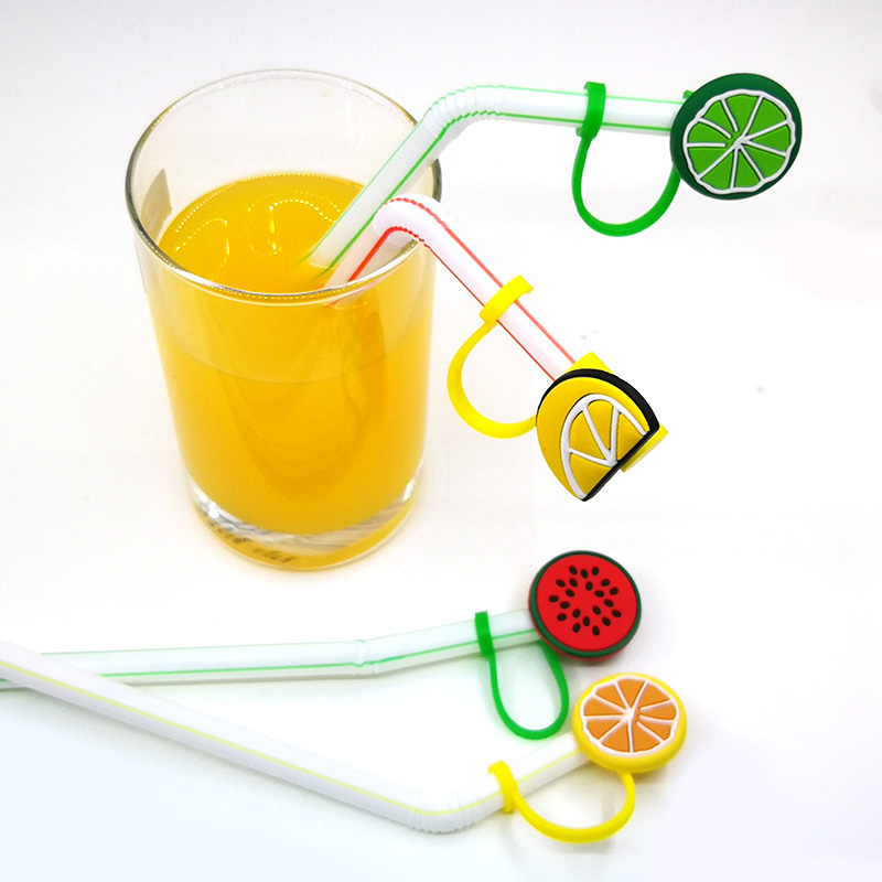 Custom Fruits silicone straw toppers accessories cover charms Reusable Splash Proof drinking dust plug decorative 8mm straw
Custom Fruits silicone straw toppers accessories cover charms Reusable Splash Proof drinking dust plug decorative 8mm straw