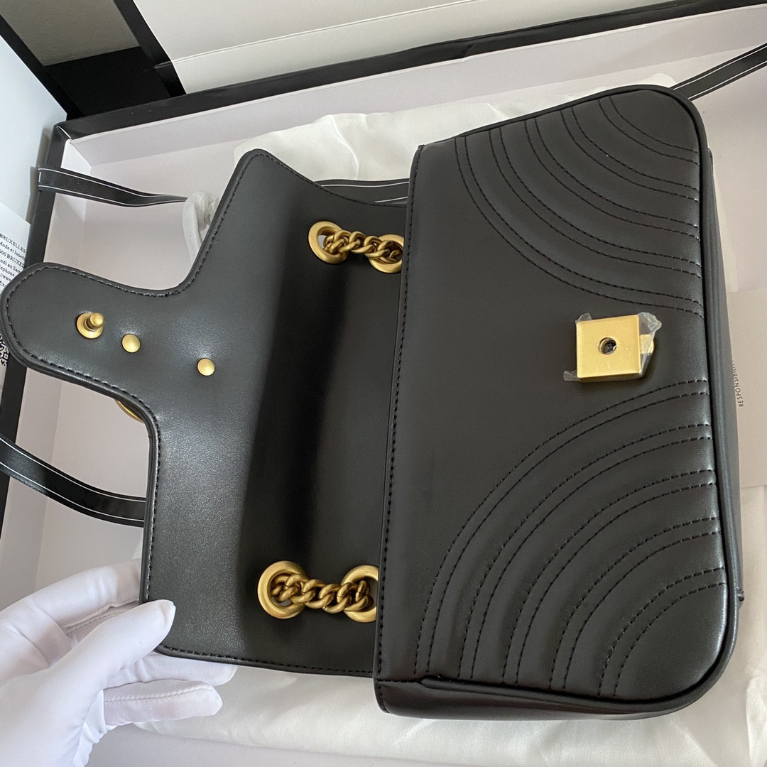 Top Quality Marmont Chain Shoulder Bags woman Fashion Classic Luxury Designer Handbags Lady Genuine Leather Banquet Black Messenger Crossbody Bag 4 Size, Red
Top Quality Marmont Chain Shoulder Bags woman Fashion Classic Luxury Designer Handbags Lady Genuine Leather Banquet Black Messenger Crossbody Bag 4 Size, Red